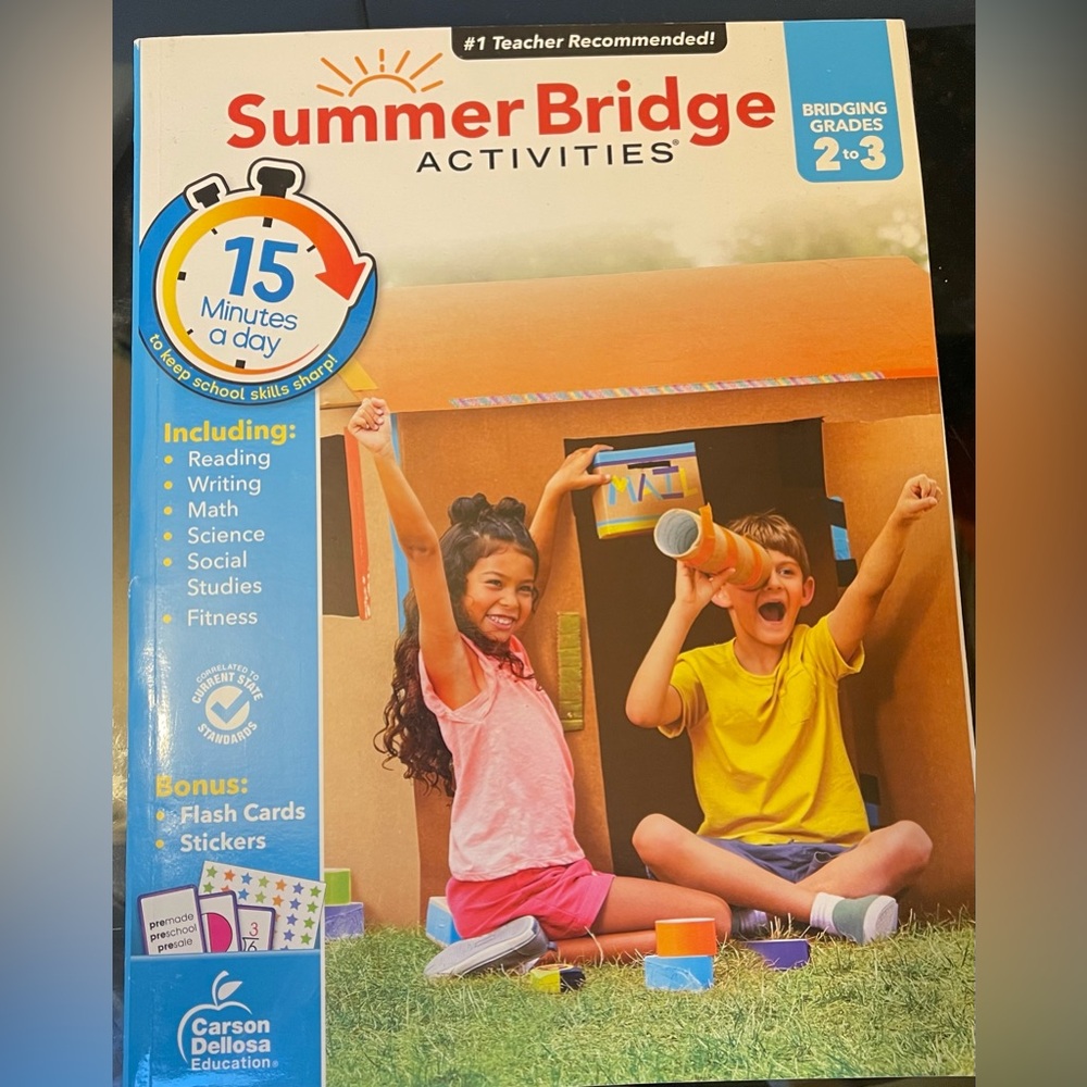 Summer Bridge Activities Learning Kit - Engaging Multicolor Workbook NEW